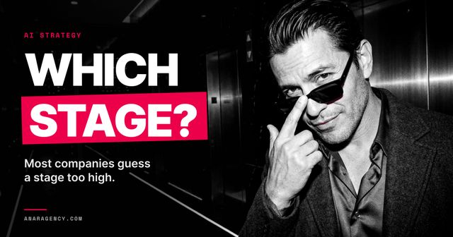 Featured image for the article: WHICH STAGE?. Most companies guess a stage too high.
