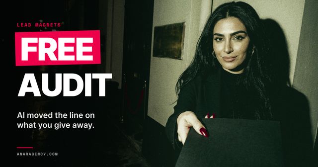 Featured image for the article: FREE AUDIT. AI moved the line on what you give away.