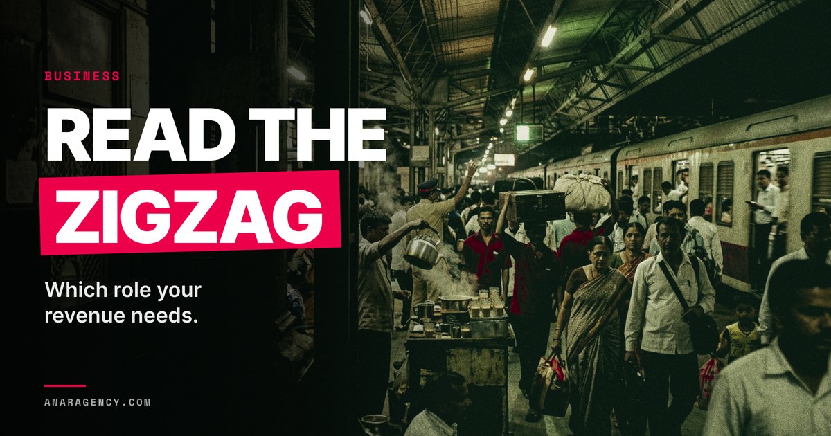 Featured image for the article: READ THE ZIGZAG. Which role your revenue needs.