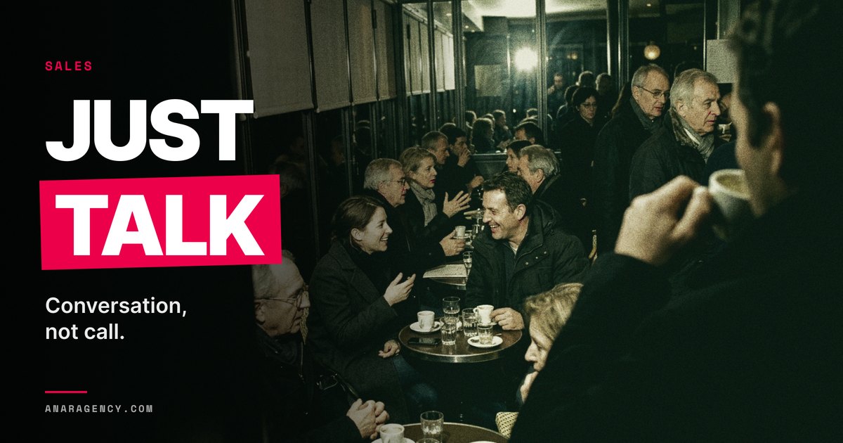 Featured image for the article: JUST TALK. Conversation, not call.