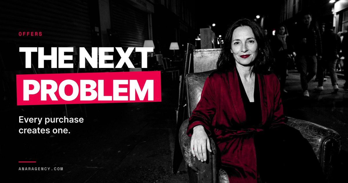 Featured image for the article: THE NEXT PROBLEM. Every purchase creates one.