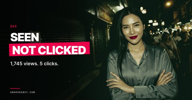 Featured image for the article: SEEN NOT CLICKED. 1,745 views. 5 clicks.