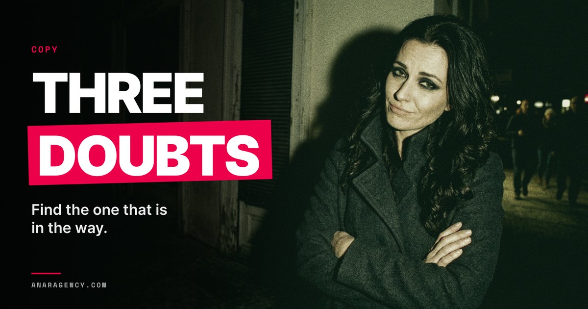 Featured image for the article: THREE DOUBTS. Find the one that is in the way.