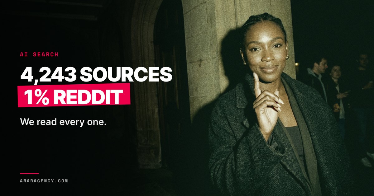 Featured image for the article: 4,243 SOURCES 1% REDDIT. We read every one.