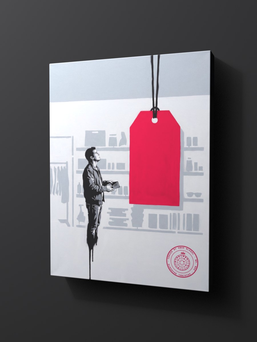 Anar Global No. 003 as a thick gallery-wrap canvas print