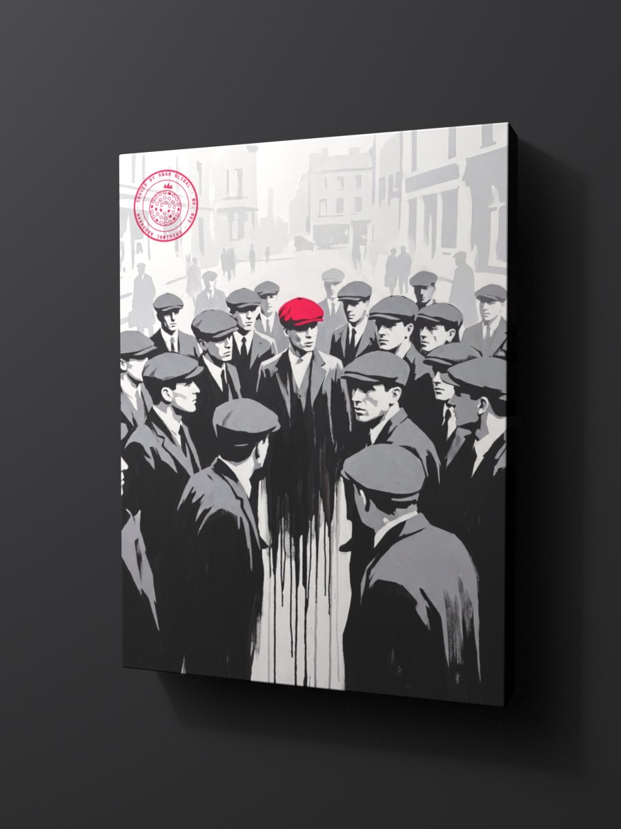 Anar Global No. 021 as a thick gallery-wrap canvas print