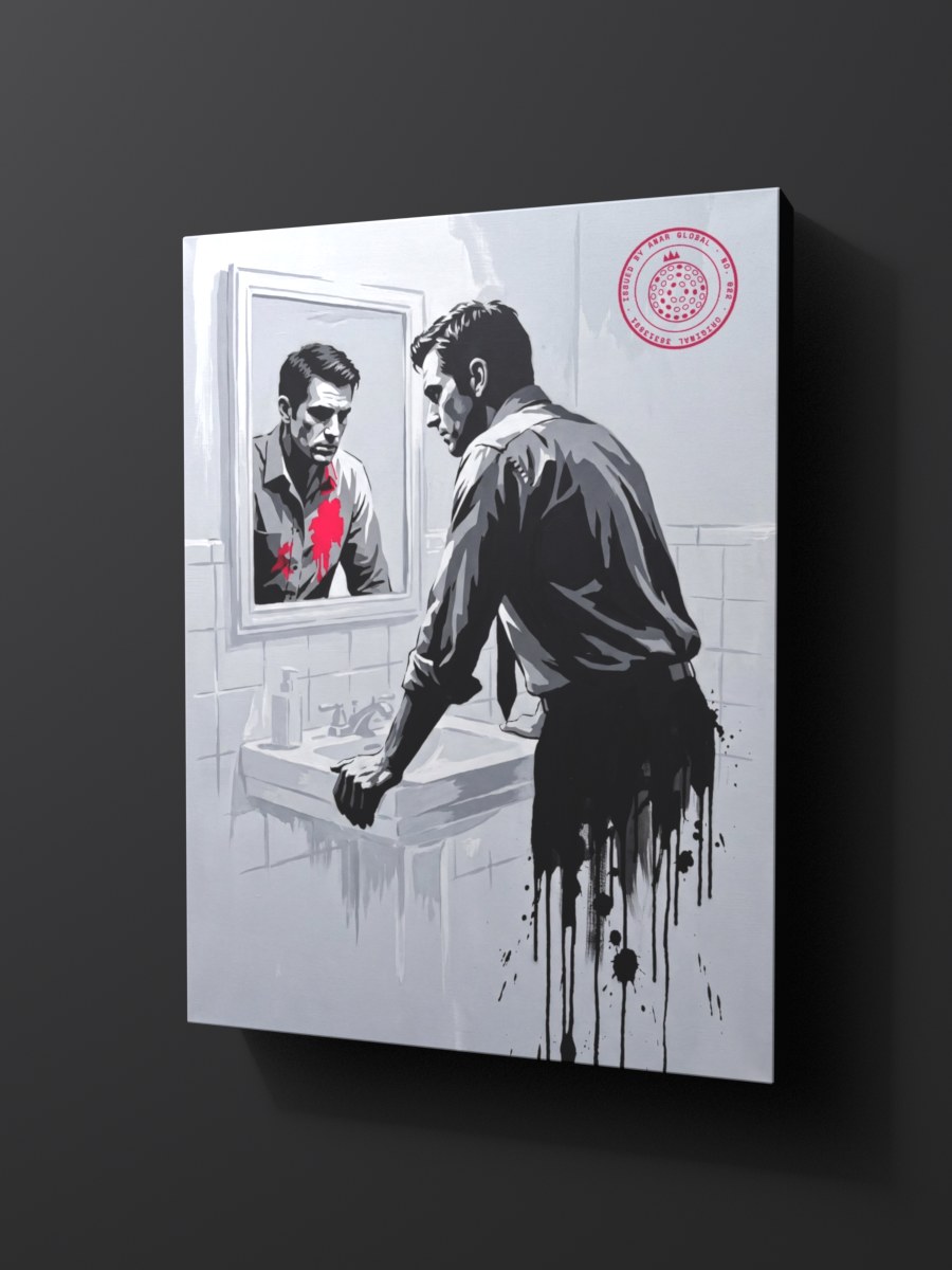 Anar Global No. 022 as a thick gallery-wrap canvas print