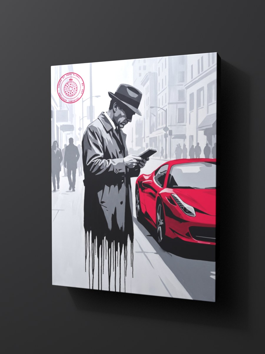 Anar Global No. 023 as a thick gallery-wrap canvas print