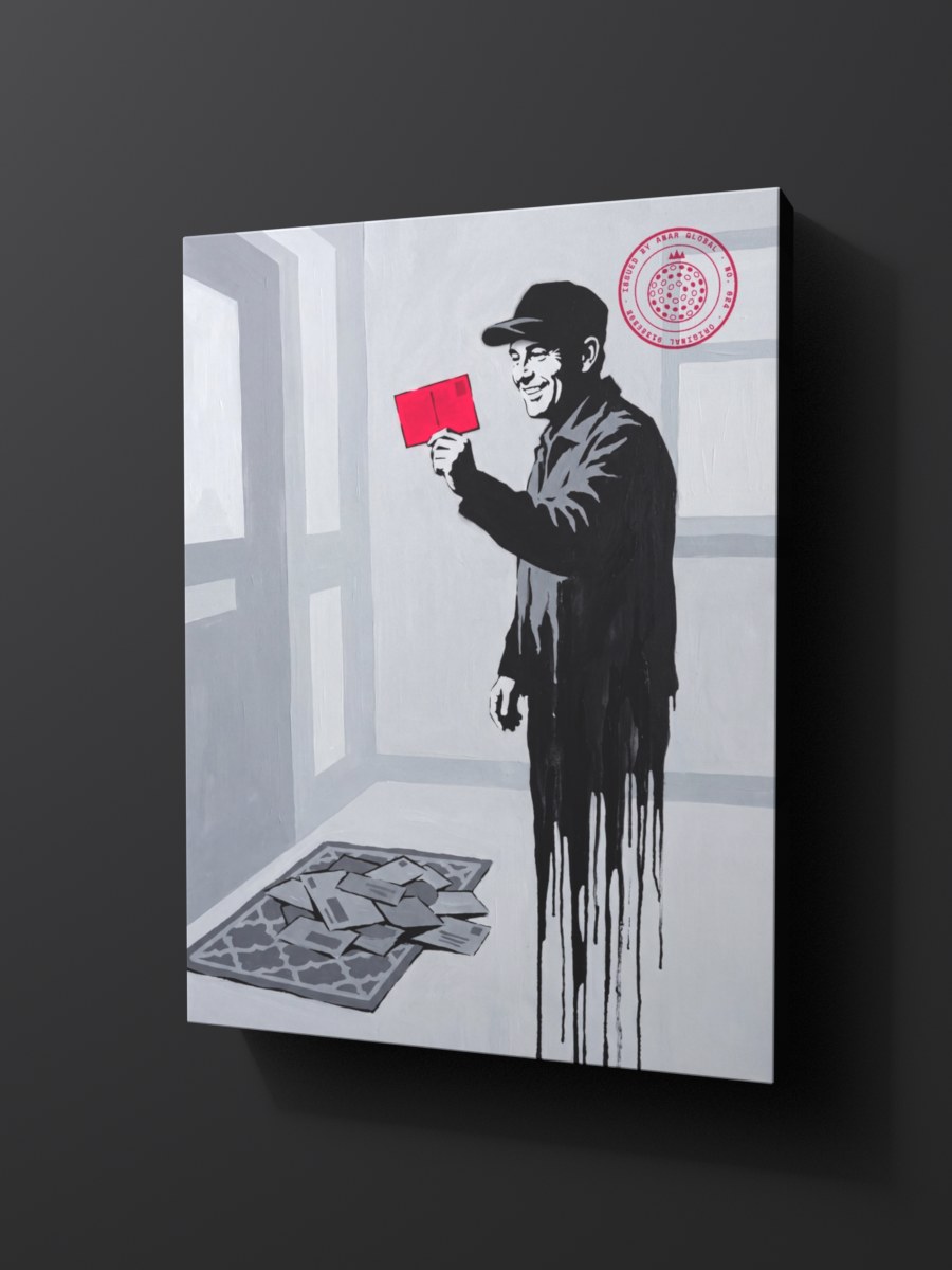 Anar Global No. 024 as a thick gallery-wrap canvas print