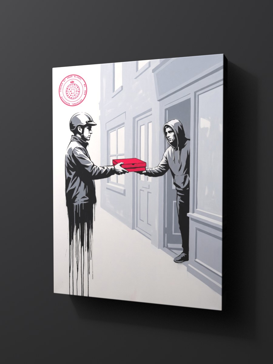Anar Global No. 026 as a thick gallery-wrap canvas print