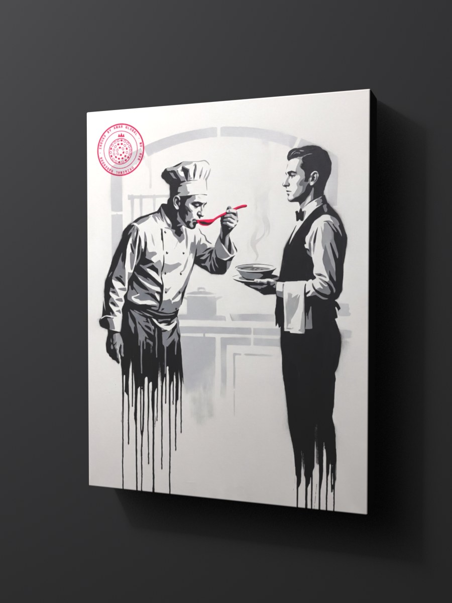 Anar Global No. 028 as a thick gallery-wrap canvas print