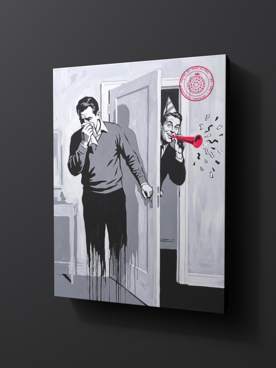 Anar Global No. 031 as a thick gallery-wrap canvas print