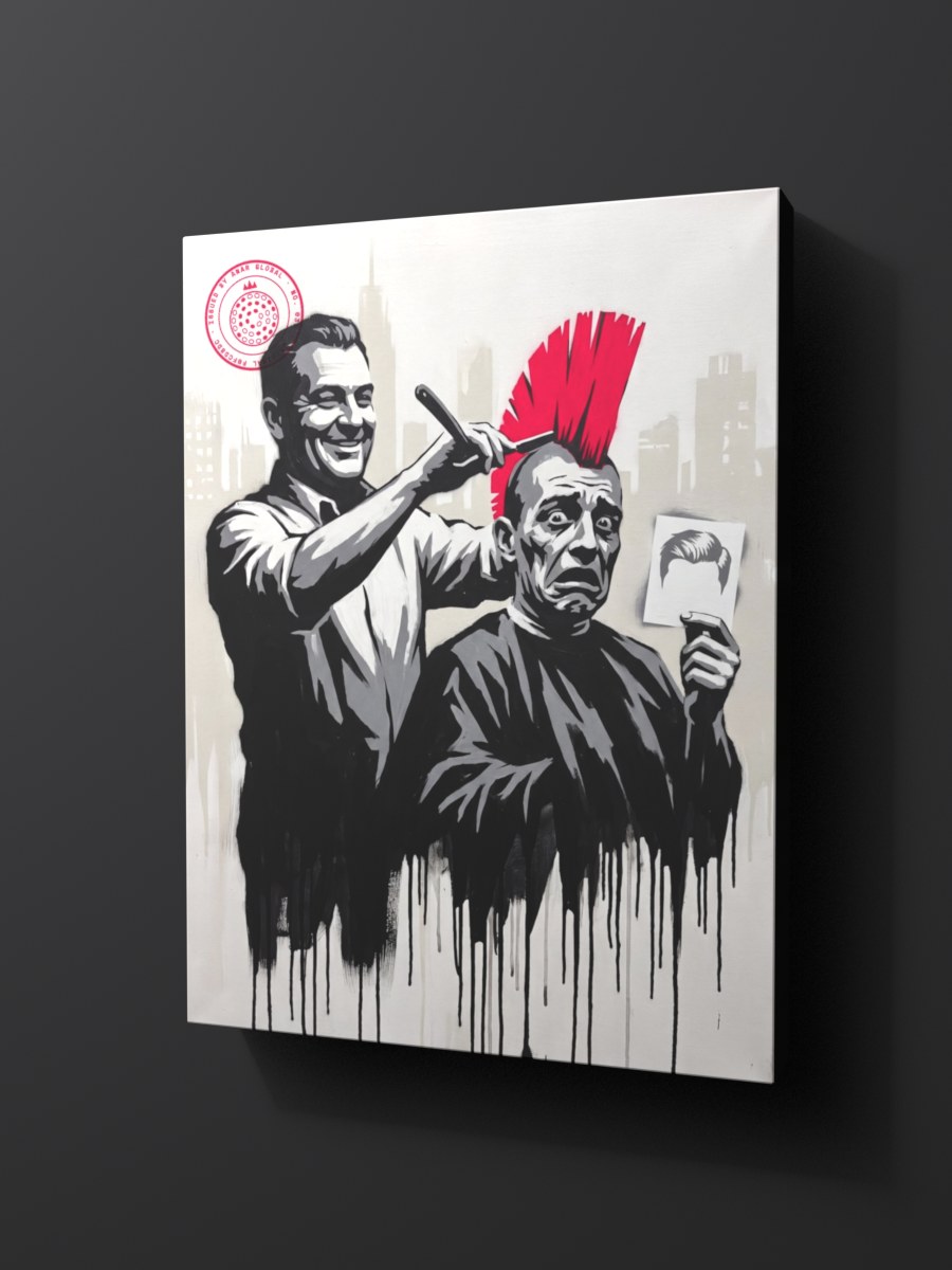 Anar Global No. 035 as a thick gallery-wrap canvas print