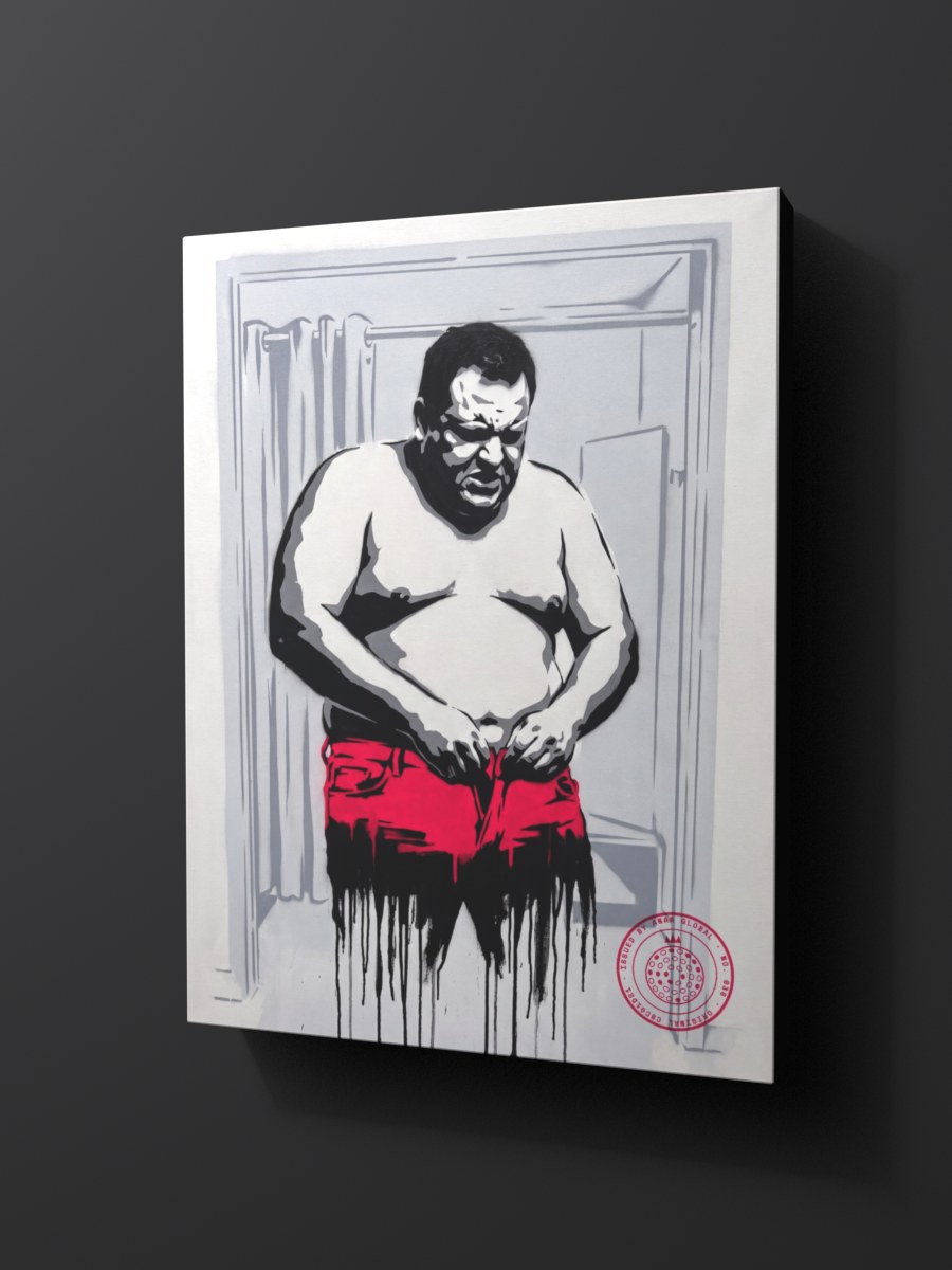 Anar Global No. 036 as a thick gallery-wrap canvas print