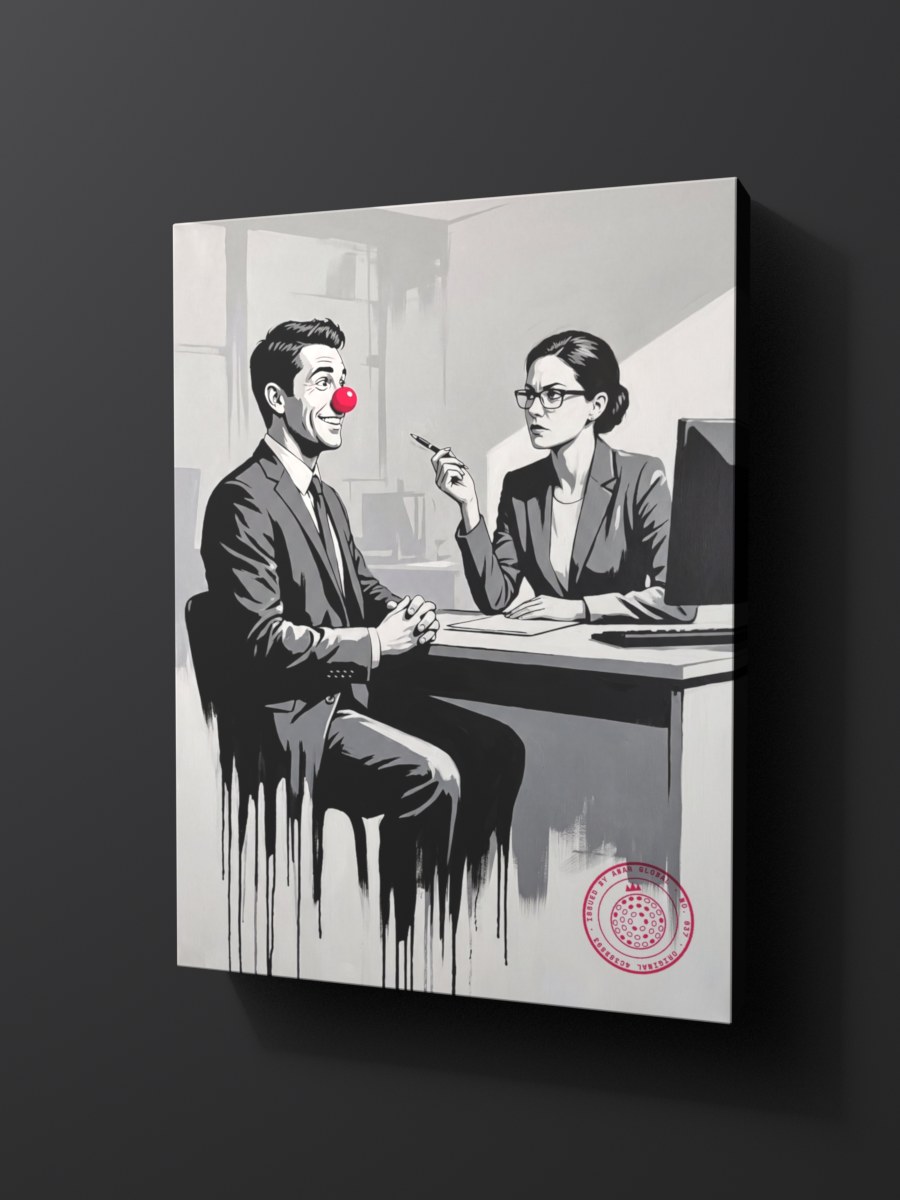 Anar Global No. 037 as a thick gallery-wrap canvas print