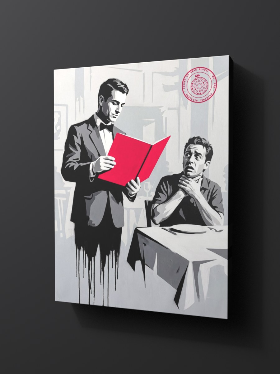 Anar Global No. 038 as a thick gallery-wrap canvas print