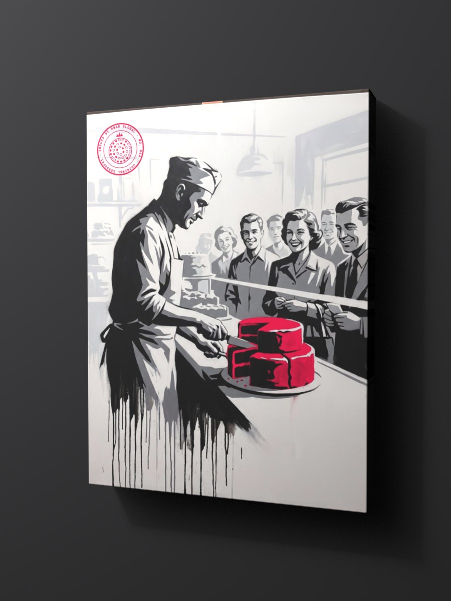 Anar Global No. 044 as a thick gallery-wrap canvas print