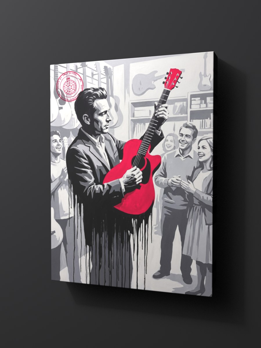 Anar Global No. 047 as a thick gallery-wrap canvas print
