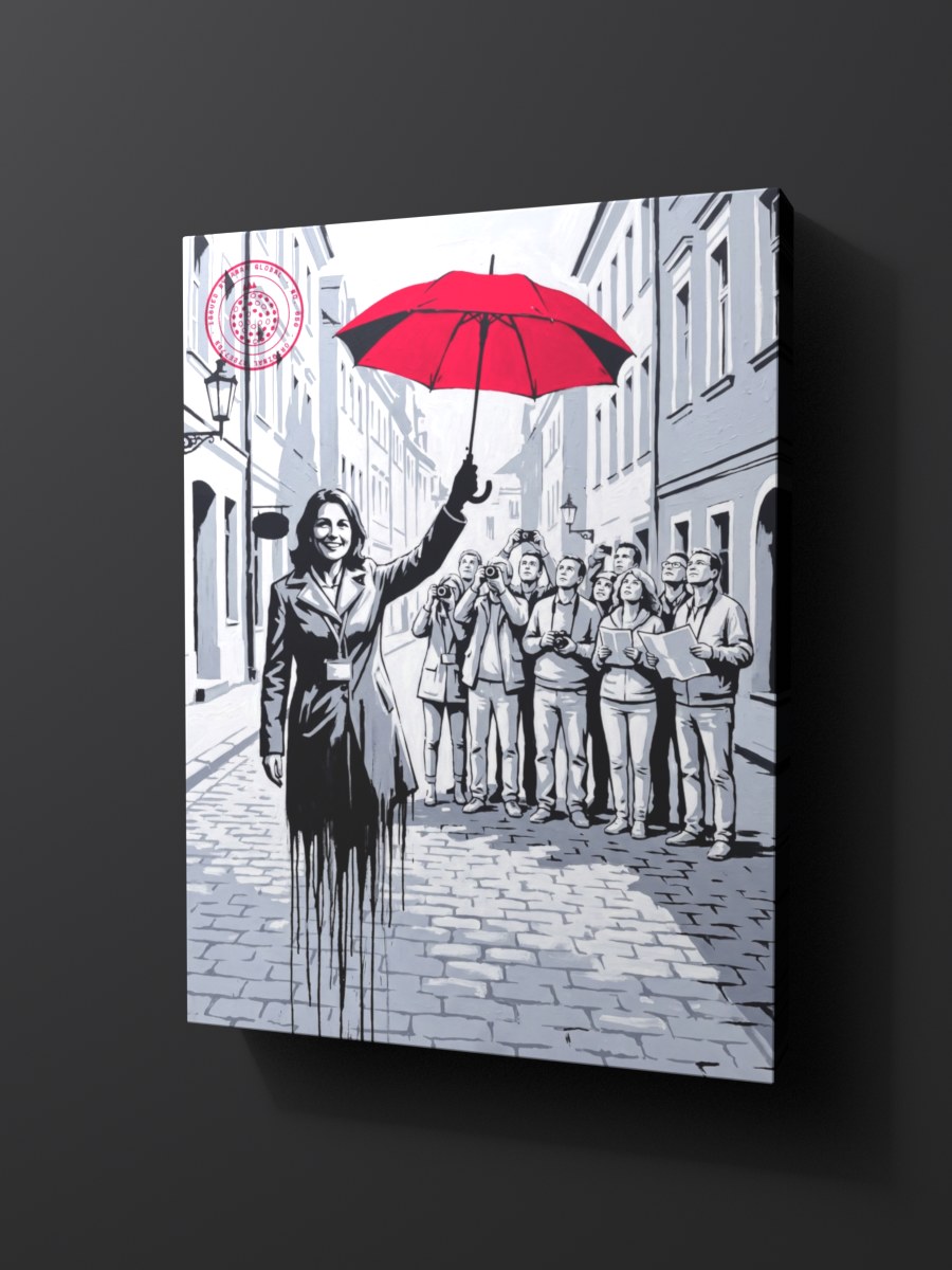 Anar Global No. 050 as a thick gallery-wrap canvas print
