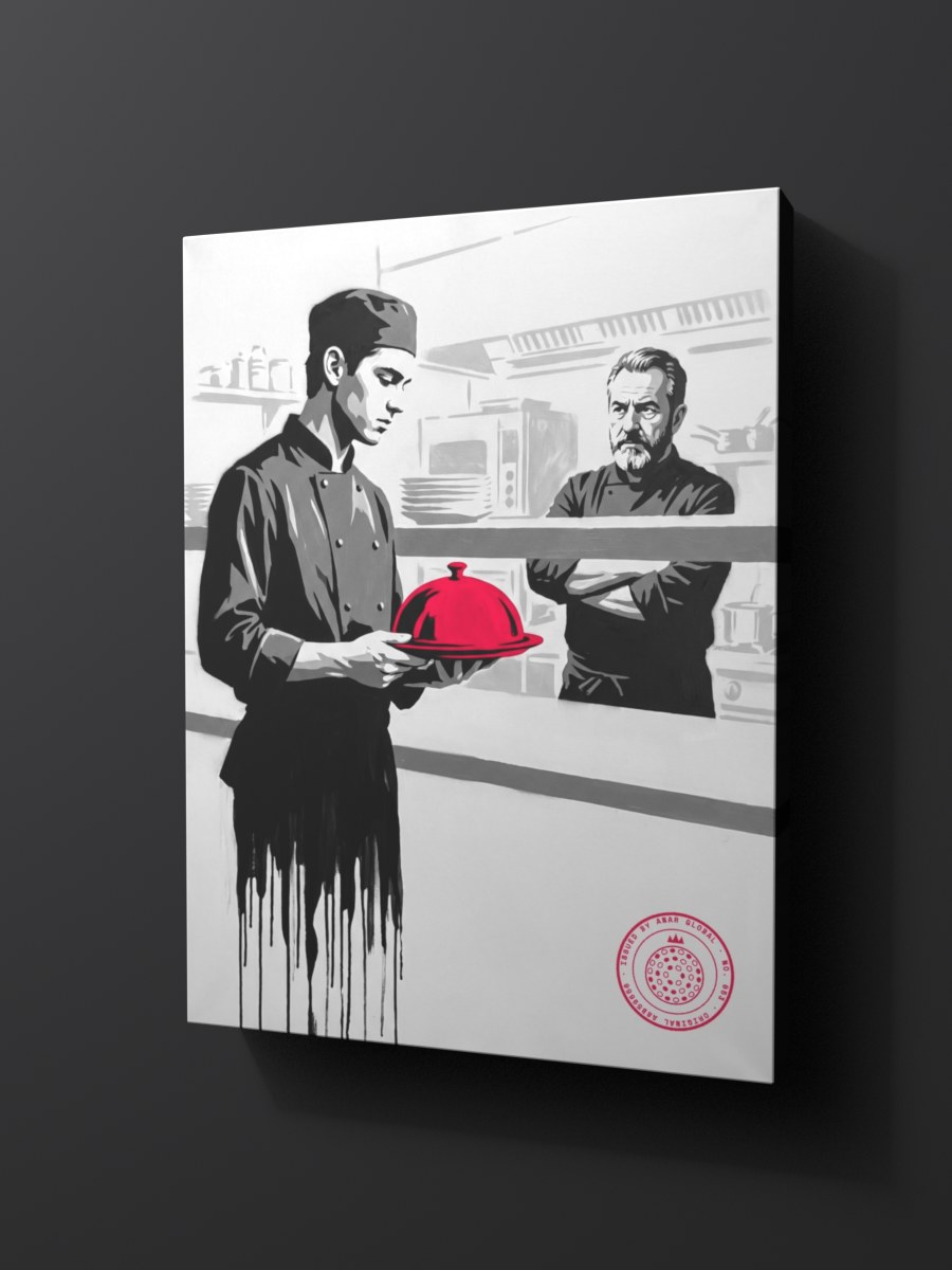 Anar Global No. 053 as a thick gallery-wrap canvas print