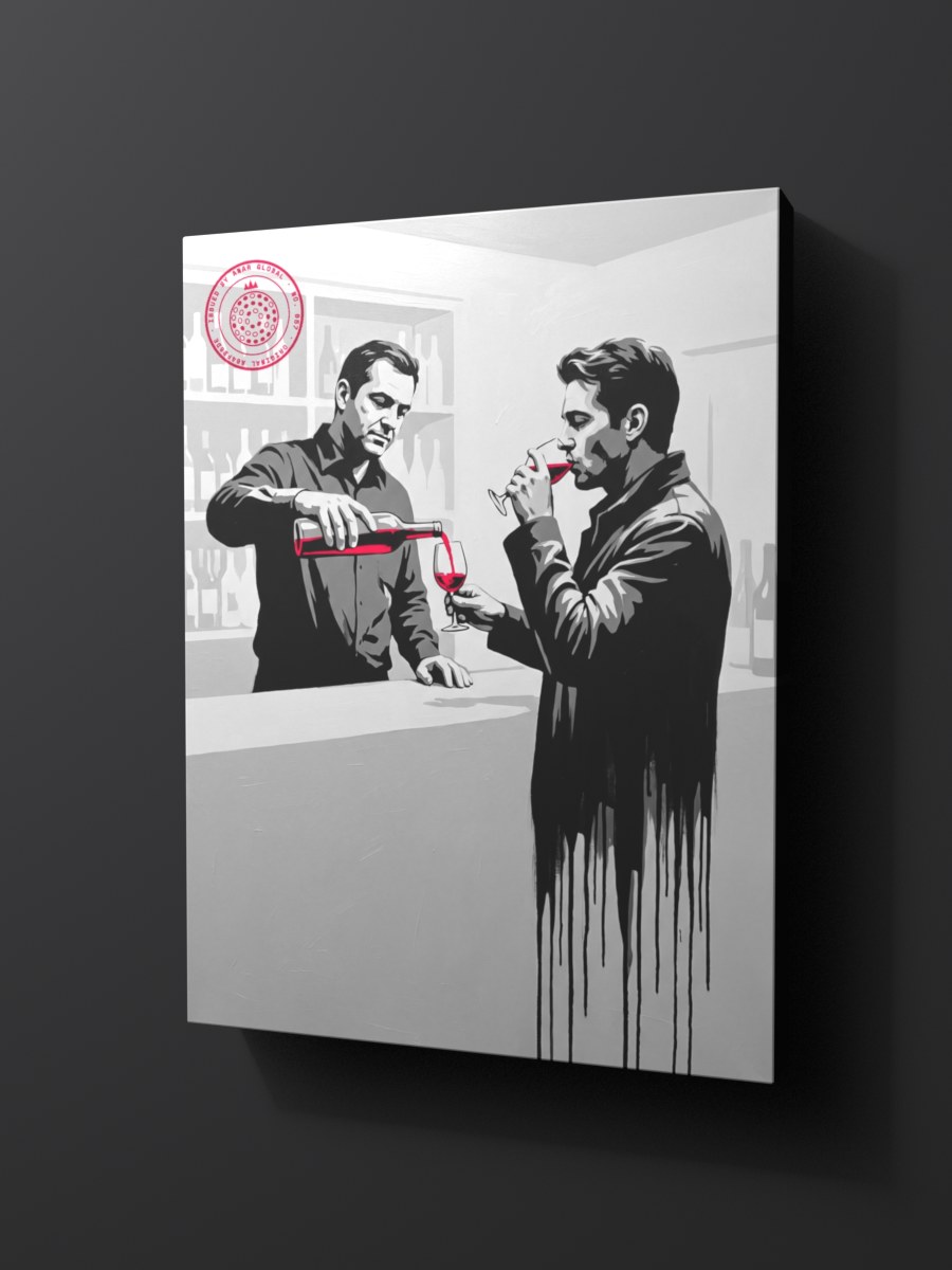 Anar Global No. 057 as a thick gallery-wrap canvas print