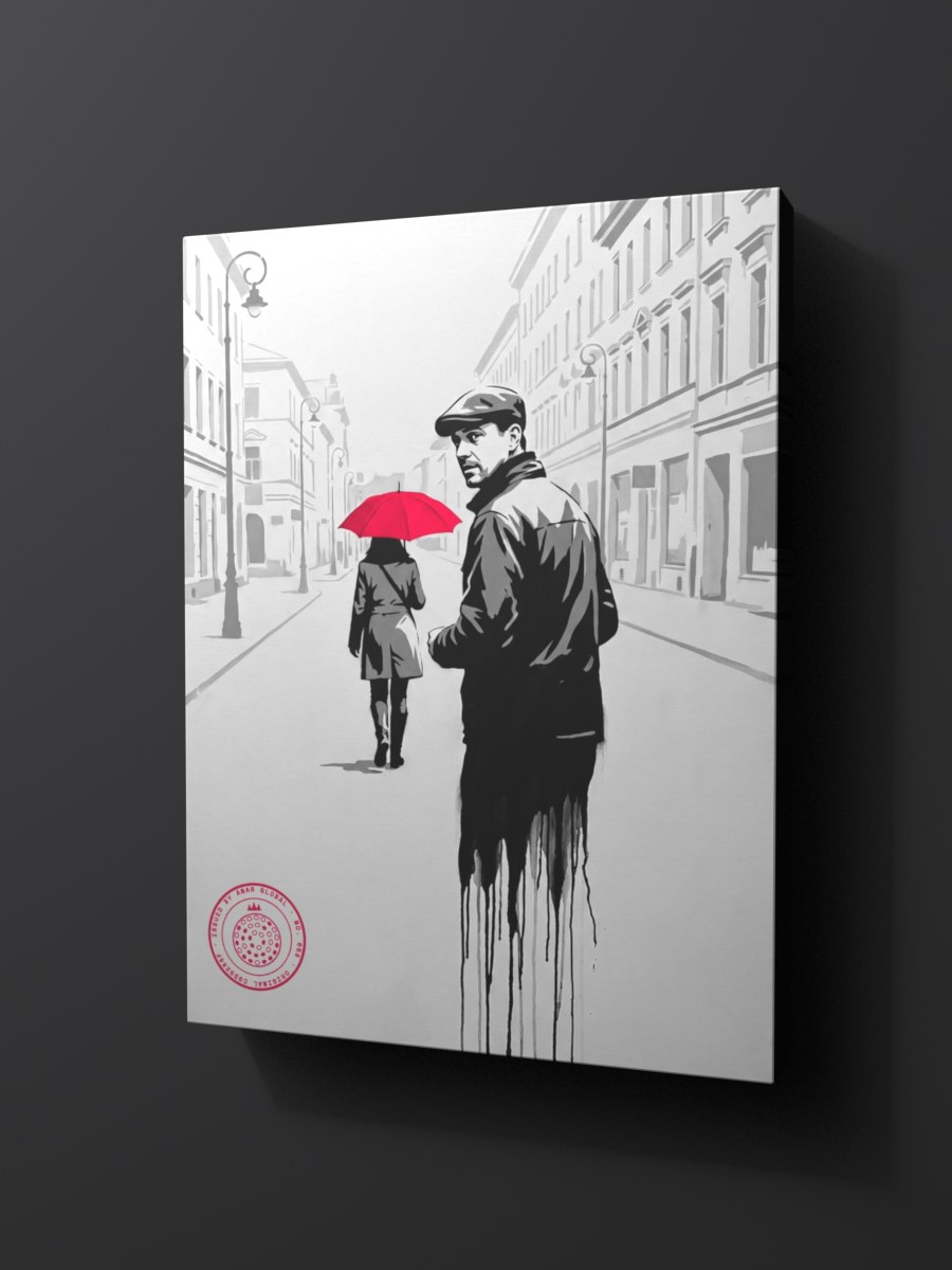 Anar Global No. 058 as a thick gallery-wrap canvas print