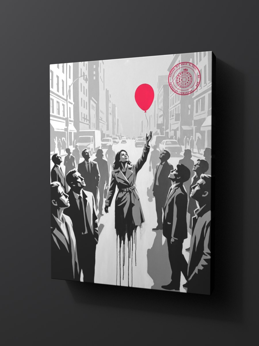 Anar Global No. 059 as a thick gallery-wrap canvas print