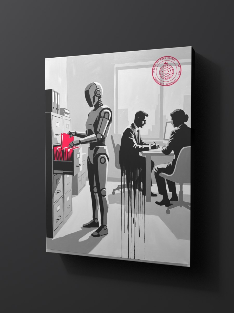 Anar Global No. 062 as a thick gallery-wrap canvas print