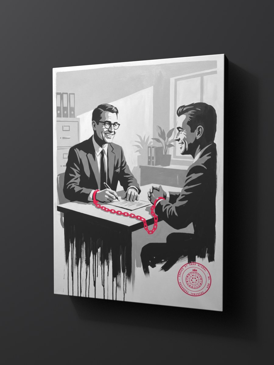 Anar Global No. 064 as a thick gallery-wrap canvas print